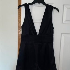 Forever 21 Black V-Neck Jumpsuit Evening Wear